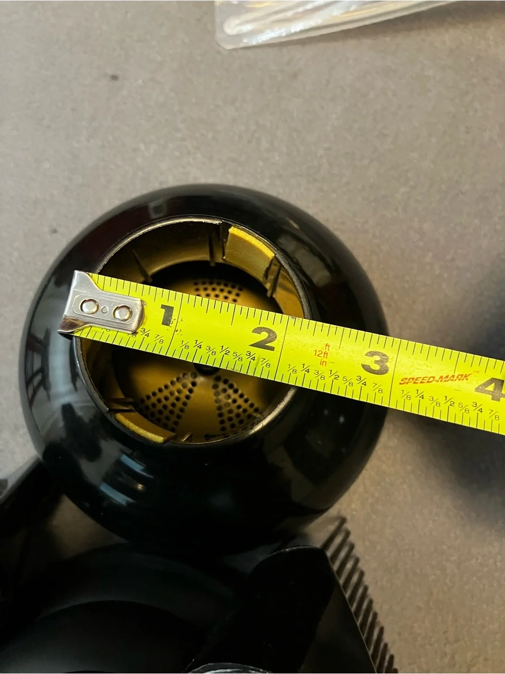 Various Hair Dryer Diffuser and Styling Set measurements in photos